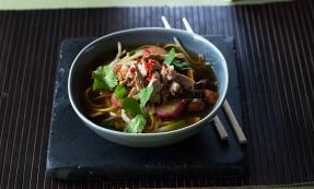 Spicy pork ramen Spicy pork ramen