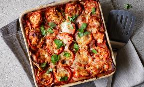 Spinach and mushroom lasagne Spinach and mushroom lasagne
