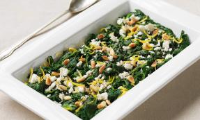 Spinach, lemon and feta salad Spinach, lemon and feta salad