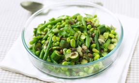 Summer vegetables with citrus dressing