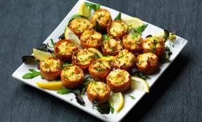 Tiny crab tartlets Tiny crab tartlets