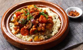 Vegetable and chickpea tagine Vegetable and chickpea tagine