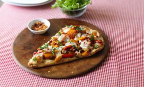 Vegetable pizza Vegetable pizza