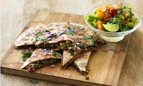 Spicy bean quesadillas Spicy bean quesadillas
