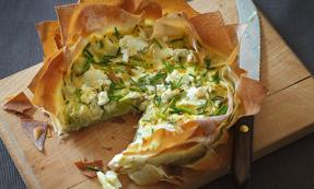 Caramelised leek quiche Caramelised leek quiche
