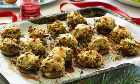 Butterbean, parsley and thyme stuffed mushrooms Butterbean, parsley and thyme stuffed mushrooms