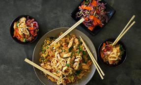 Nasi goreng with pickled vegetables Nasi goreng with pickled vegetables