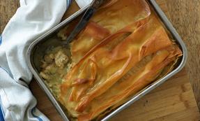 Turkey and mushroom pie Turkey and mushroom pie