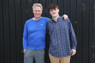 Richard whiteside and his son