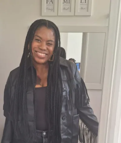 Donita pictured smiling