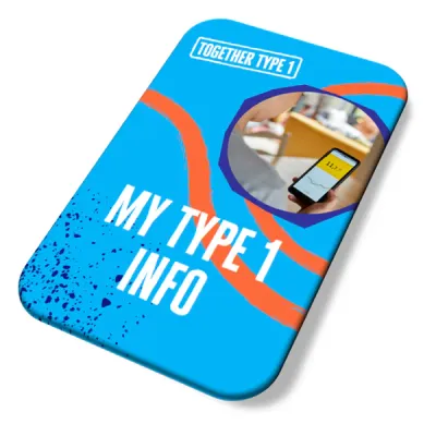 Picture of My Type 1 Info card 